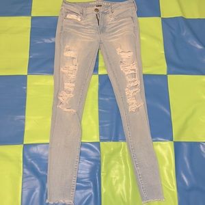 American Eagle Distressed Skinny Jeggings